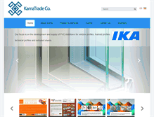 Tablet Screenshot of kamatrade.com